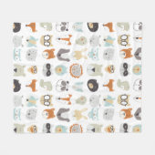 Friendly Faces | Portretten van stutdieren Fleece Deken (Voorkant (Horizontaal))