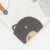 Friendly Faces | Portretten van stutdieren Fleece Deken (Hoek)