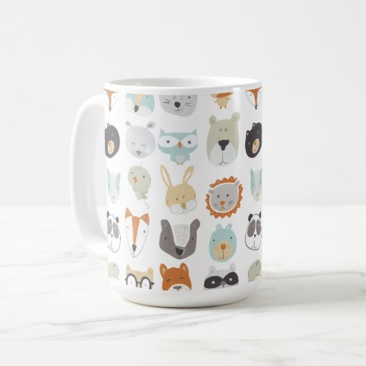 Friendly Faces | Portretten van stutdieren Koffiemok (Voorkant links)