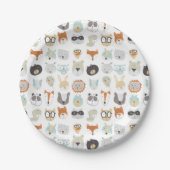 Friendly Faces | Portretten van stutdieren Papieren Bordje (Voorkant)