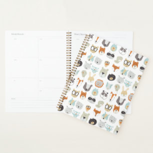 Friendly Faces   Portretten van stutdieren Planner