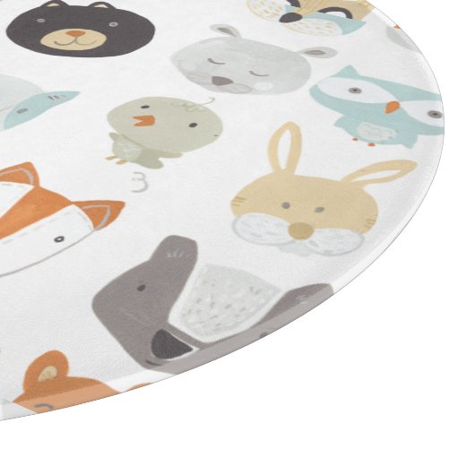 Friendly Faces | Portretten van stutdieren Snijplank (Hoek)