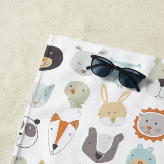 Friendly Faces | Portretten van stutdieren Strandlaken (In situ)