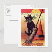 Friendly Fairy  Halloween Briefkaart (Voorkant / Achterkant)