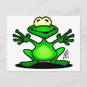 Friendly Frog Briefkaart