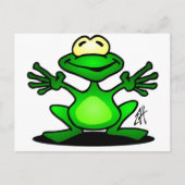 Friendly Frog Briefkaart (Voorkant)