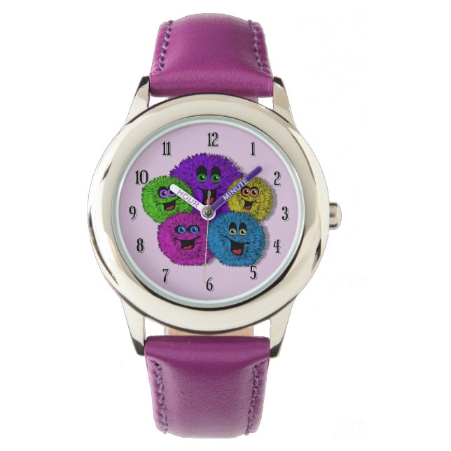 Friendly Fuzzles Cute Creatures Girls Wrist Watch Horloge (Voorkant)
