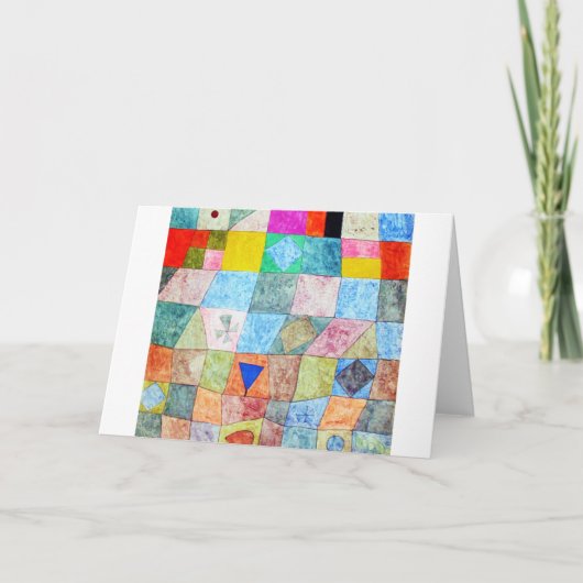 Friendly Game, Paul Klee Kaart (Voorkant)