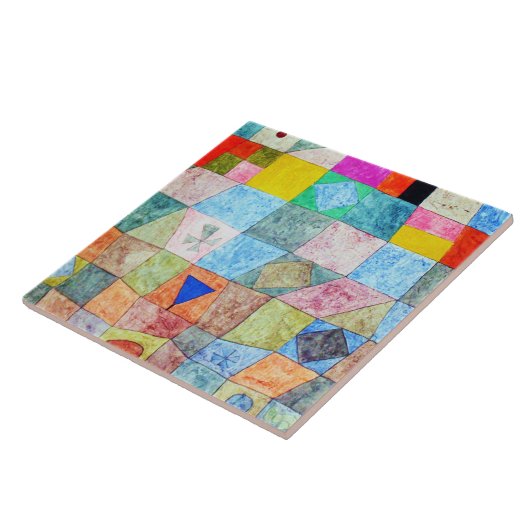 Friendly Game, Paul Klee Tegeltje (Zijkant)