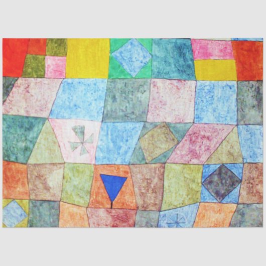 Friendly Game, Paul Klee Tissuepapier (Voorkant)
