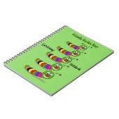 Friendly Garden Bug Ladder Green Notitieboek (Linkerzijde)