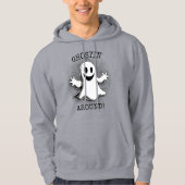 Friendly Ghost - Ghostin' Around Retro Design Hoodie (Voorkant)