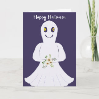 Friendly Ghost Halloween voor kinderen Kaart