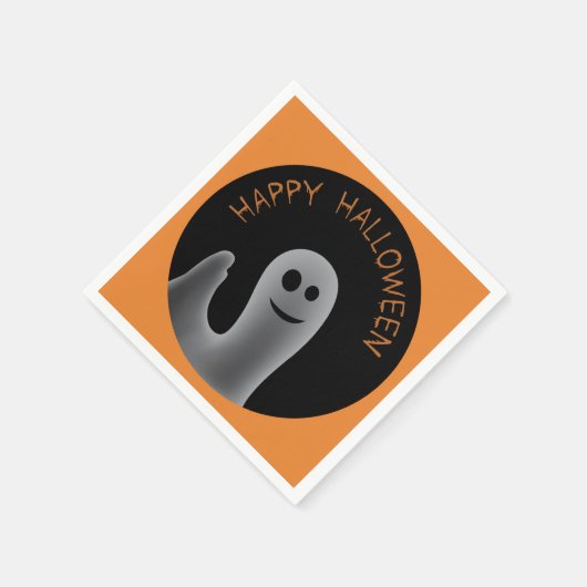 Friendly Ghost (Happy Halloween) Servet (Hoek)