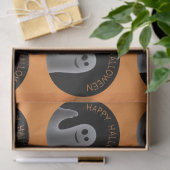 Friendly Ghost (Happy Halloween) Tissuepapier (Geschenk)