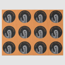 Friendly Ghost (Happy Halloween) Tissuepapier