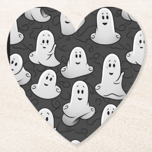Friendly Ghost Kartonnen Onderzetters