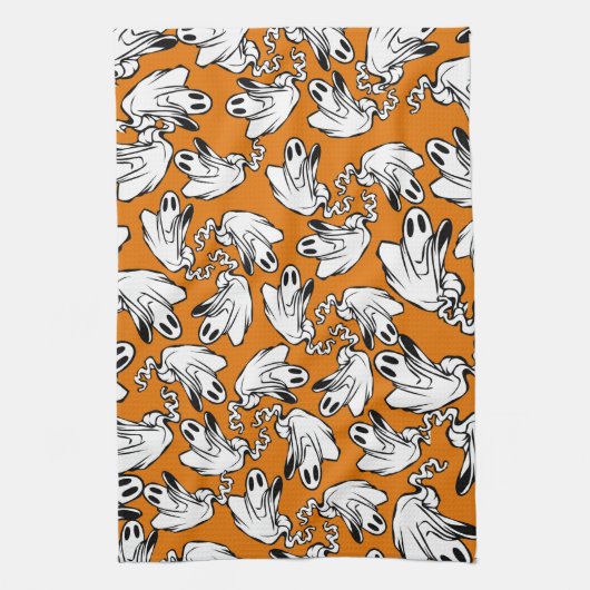 Friendly Ghosts Halloween Theedoek (Verticaal)