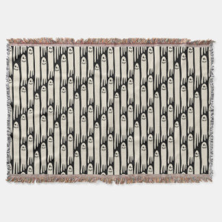 Friendly Ghosts on Cream and Pink – Halloween Patt Deken