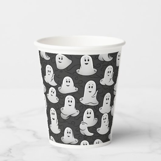 Friendly Ghosts Papieren Bekers (Voorkant)