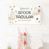 Friendly Ghosts Spooktacular Kids Birthday Spandoek (Insitu)