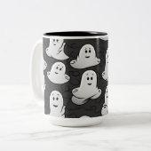Friendly Ghosts Tweekleurige Koffiemok (Voorkant links)