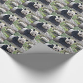 Friendly Giant Panda Cadeaupapier (Hoek)