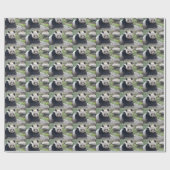 Friendly Giant Panda Cadeaupapier (Vlak)