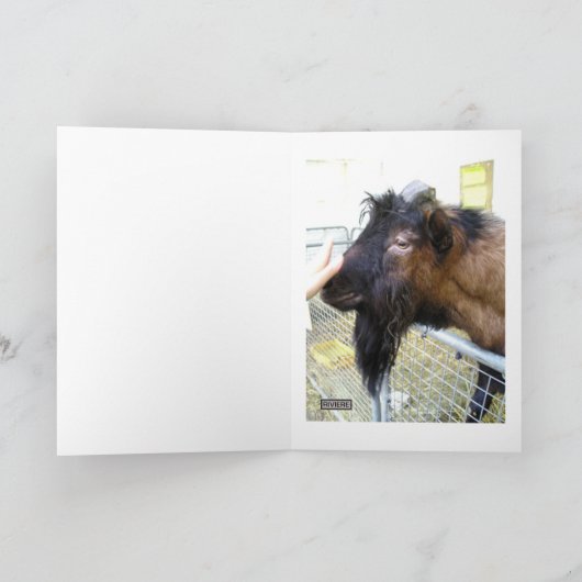 Friendly Goat Kaart (Binnen)