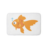 Friendly Gold Fish Illustration Badmat (Voorkant)