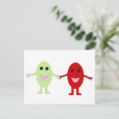 Friendly Grapes Briefkaart (Staand voorkant)