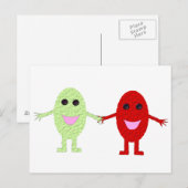 Friendly Grapes Briefkaart (Voorkant / Achterkant)