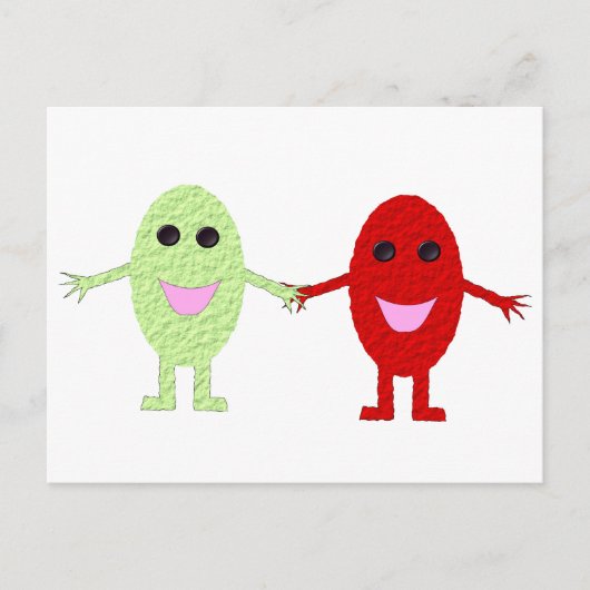 Friendly Grapes Briefkaart (Voorkant)