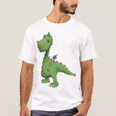 Friendly Green Dinosaur T-shirt (Voorkant)