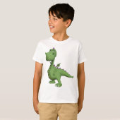 Friendly Green Dinosaur T-shirt (Voorkant volledig)