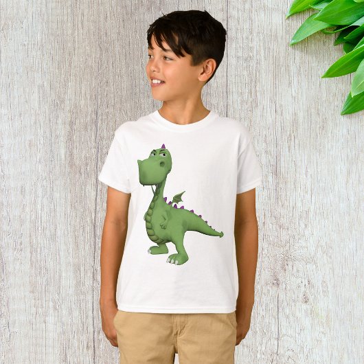 Friendly Green Dinosaur T-shirt