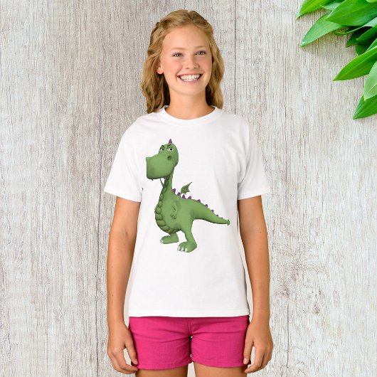Friendly Green Dinosaur T-shirt
