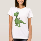 Friendly Green Dinosaur T-shirt (Voorkant)