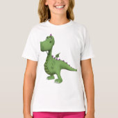 Friendly Green Dinosaur T-shirt (Voorkant)
