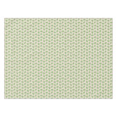 Friendly Green Succulent Leaves on Light Beige Tafelkleed (Voorkant (Horizontaal))