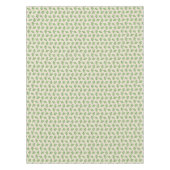 Friendly Green Succulent Leaves on Light Beige Tafelkleed (Voorkant)