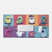 Friendly Halloween Ghosts Bureaumat (Keyboard & Muis)