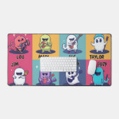 Friendly Halloween Ghosts Bureaumat (Keyboard & Muis)