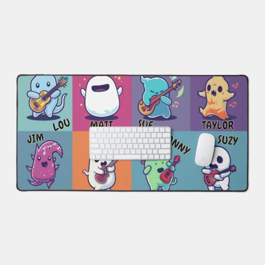 Friendly Halloween Ghosts Bureaumat (Keyboard & Muis)