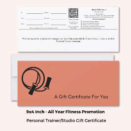 Friendly Healthy Habits All Year Gift Certificates