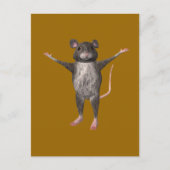 Friendly House Mouse Briefkaart (Voorkant)