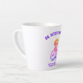 Friendly Internist Doctor Cartoon Healthcare Desig Latte Mok (Linkerhoek)