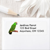 Friendly Jardines Parrot Label (Insitu)
