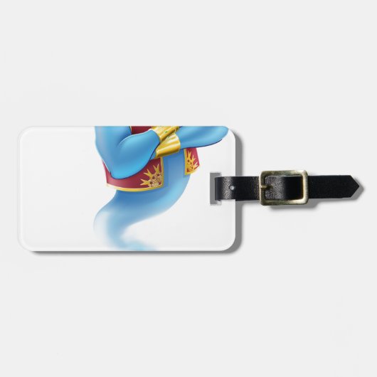 Friendly Jinn of genie en magische olielamp Bagagelabel (Voorkant horizontaal)