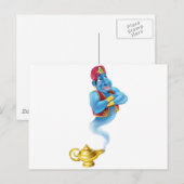 Friendly Jinn of genie en magische olielamp Briefkaart (Voorkant / Achterkant)
